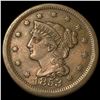 Image 1 : 1853 Braided Hair Large Cent CLOSELY  UNCIRCULATED