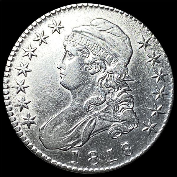 1818 Capped Bust Half Dollar CLOSELY  UNCIRCULATED