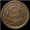 Image 2 : 1853 Braided Hair Large Cent CLOSELY  UNCIRCULATED