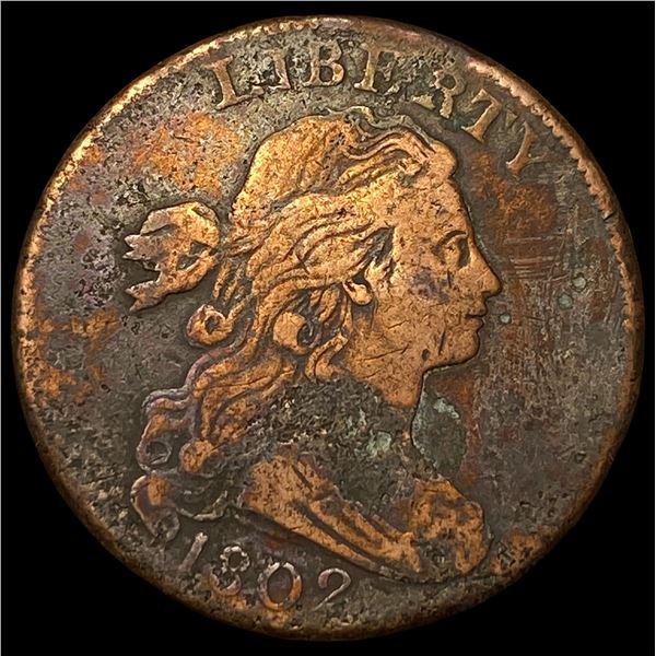 1802 Draped Bust Large Cent HIGH GRADE