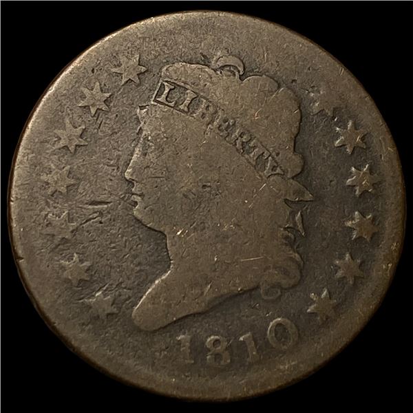 1810 Classic Head Large Cent NICELY  CIRCULATED