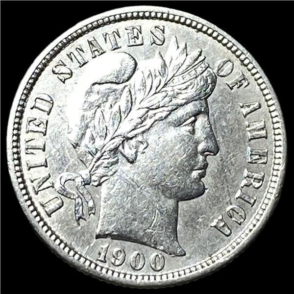 1900-S Silver Barber Dime CLOSELY  UNCIRCULATED
