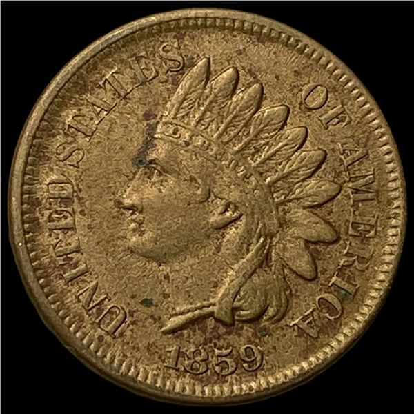 1859 Indian Head Cent NEARLY UNCIRCULATED