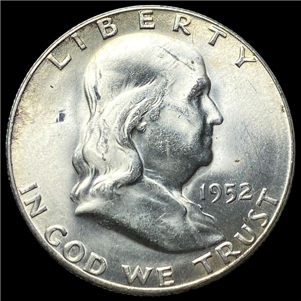 1952-S Silver Franklin Half Dollar CHOICE BU