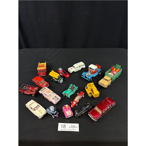 Nice Lot of Vintage Die Cast Cars + Figurines