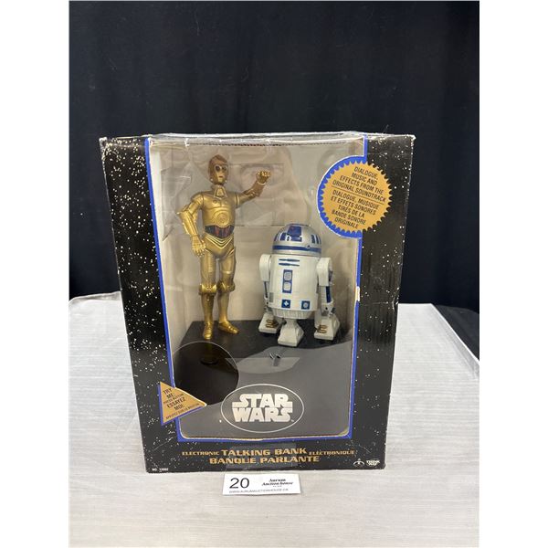 In Original Box Star Wars Talking Bank R2D2 & 3-CPO