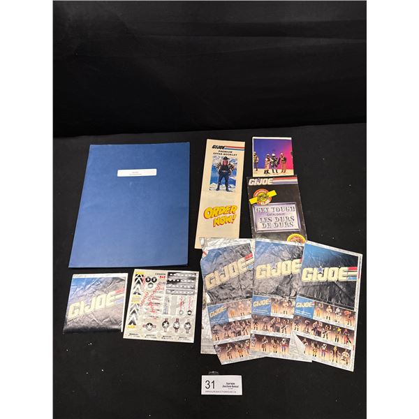 Lot of Vintage G.I. Joe Instructions