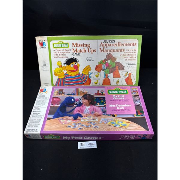 1976 Seasame Street Game + 1986 Seasame Street Game