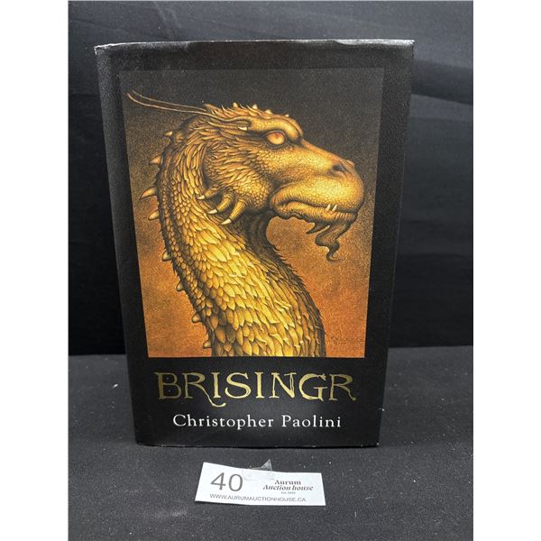Brisingr Hard Cover Book by Christopher Paolini with Original Sleeve