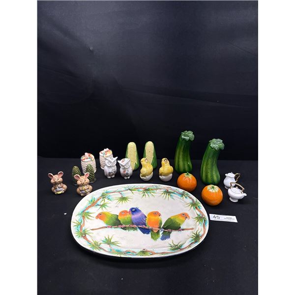 Large Lot of Vintage Salt and Pepper Shakers