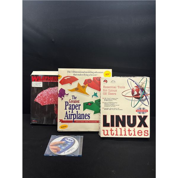 Lot of Vintage PC Games Weather Breif etc