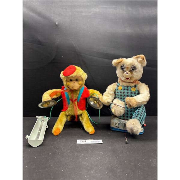 2 Vintage Battery Operated Mechanical Toys Made in Japan