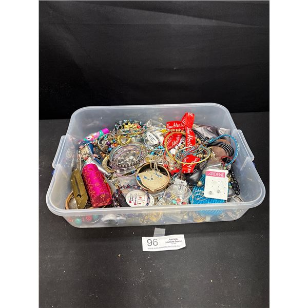 Nice Tray Lot of Vintage Costume Jewelry Etc