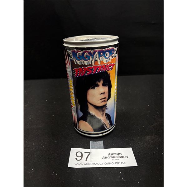 Hard to Find Full Iggy Pop Instinct Promotional Can From 1988 Studio Album