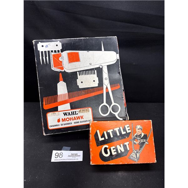 Vintage Barber Lot 2 Boxes Full Great Graphics