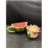 Image 3 : Collectible Tea Pot Lot Mug etc Fruit Related