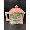 Image 3 : Lot of 3 Village Teapots and Small Village Shop