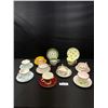 Image 1 : Lot of 10 Vintage Bone China Teacups and Saucers