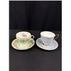 Image 3 : Lot of 10 Vintage Bone China Teacups and Saucers