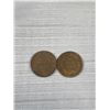 Image 3 : 2 U.S. Indian Head 1 Cent Cois 1865 + 1903 Decent Condition