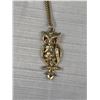 Image 3 : Vintage Red Eyed Owl Necklace