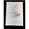 Image 8 : Vintage Menu (Train + Steamship) 3 Pcs