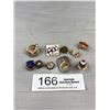 Image 1 : 10 Vintage Enamel Pins (Some Birks)