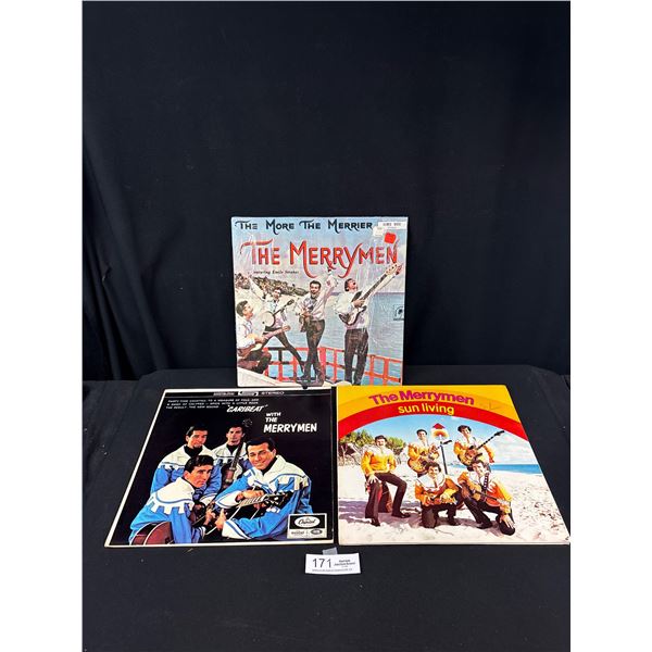 3 Vintage Merrymens L.P's