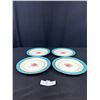 Image 5 : Lot of 4 Vintage Aynsley Eastbourne Dinner Plates