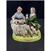 Image 5 : Lot of 2 Vintage Porcelain Figurines Dresden Lace etc