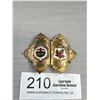 Image 1 : Beautiful 1910-20 Manitoba Enamel Belt Buckle Fantastic Detail