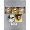 Image 1 : Lot of Vintage 1970's/80's Porcelain Masks and Brooches