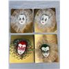 Image 2 : Lot of Vintage 1970's/80's Porcelain Masks and Brooches