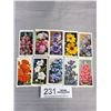 Image 2 : Lot of Original Vintage Garden Flowers Cigarette Cards