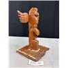 Image 4 : 11" Tall West Coast Native Totem Pole on Stand