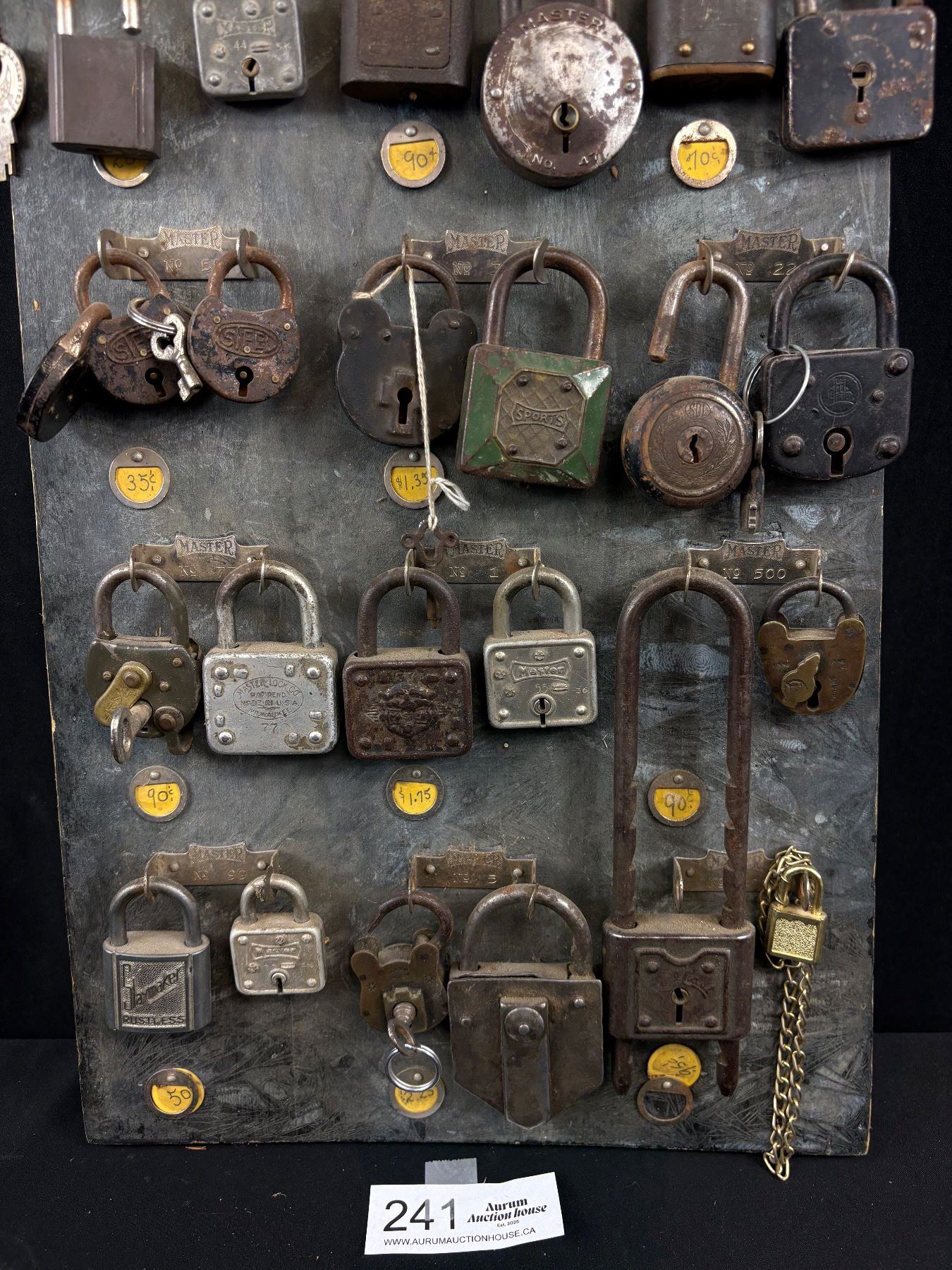 Exploded Padlock Display Very Cool Vintage Master Lock Padlock Display 23