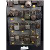 Image 3 : Very Cool Vintage Master Lock Padlock Display 23" Tall Full of Locks Some with Keys