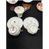 Image 4 : Lot of 10 Bone China Vintage Teacups and Saucers