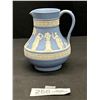 Image 1 : Vintage Wedgewood Blue Jasperware Pitcher/Jug 5" Tall