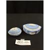 Image 1 : 2 Jasperware Wedgewood Trinket Boxes One Shaped Like an Egg