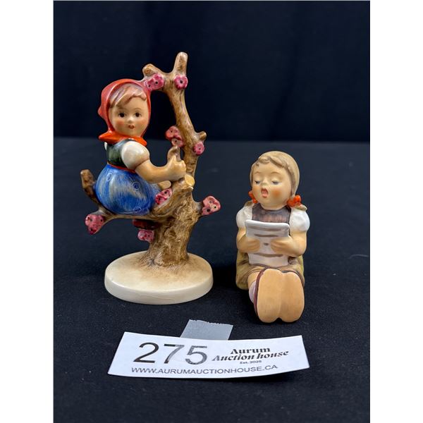Lot of 2 Vintage Goebel Hummel Figurines 3.5" Tall