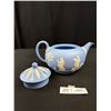 Image 2 : Collectible Wedgewood Jasperware Blue Teapot