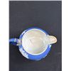 Image 5 : 2 Vintage Wedgewood Blue Jasperware Creamer and Mustard Pot without Lid