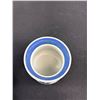 Image 9 : 2 Vintage Wedgewood Blue Jasperware Creamer and Mustard Pot without Lid