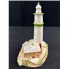 Image 4 : Very Nice Vintage Porcelain Lighthouse 6.5" Tall