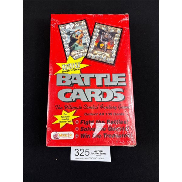 Unopened Still Sealed Box of Battle Cards Trading Cards
