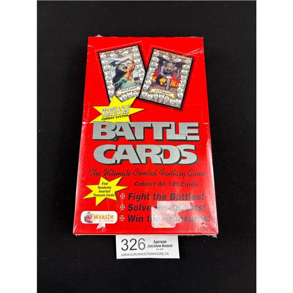Unopened Still Sealed Box of Battle Cards Trading Cards