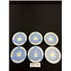 Image 1 : Lot of 6 Wedgewood Jasperware Small Plates and Ashtrays
