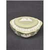 Image 2 : 2 Vintage Lidded Trinketboxes Sage Green Wedgewood Jasperware