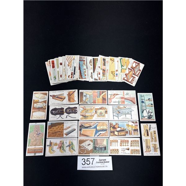 43 1930 H.O. Wills Cigarette Cards Household Hints - Series 1&2